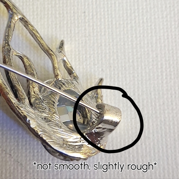 Cute Swan With Blue Stone Brooch - Picture 2 of 3